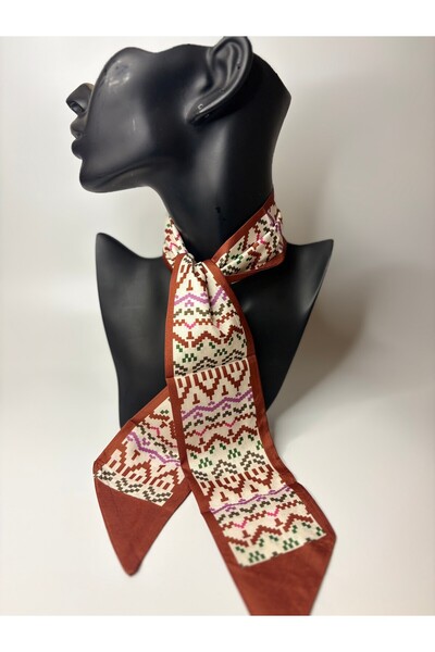 BHR AKSESUAR Eșarfă subțire cu model, panglică (6x85 cm)