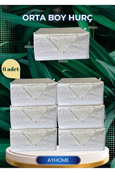 AYHOME 6 Lı Yastık Kazak Hurç Çeyizlik Bohçalık Gelin Damat Bohçası İncili Sa...