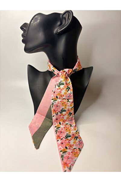 BHR AKSESUAR Patterned Thin Scarf, Ribbon (6X85 cm)