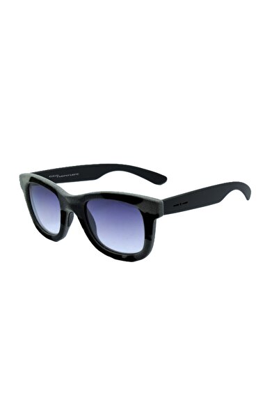Italia Independent 0090V 20 143 Velvet Gray Velvet Wayfarer Blue Unisex Sungl...
