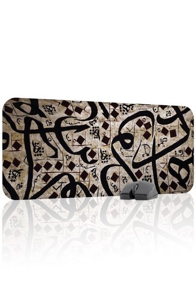 mousepad bastir Mousepad pentru gaming din cauciuc cusut Calligraphy antialun...