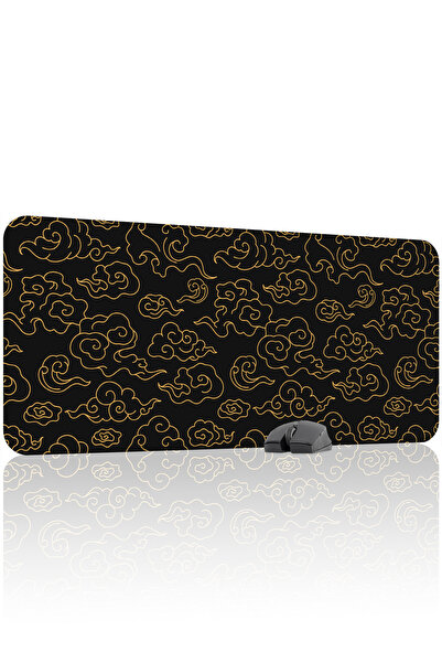 mousepad bastir لوحة ماوس الألعاب المطاطية المخيطة بنمط صيني مانع للانزلاق V5...