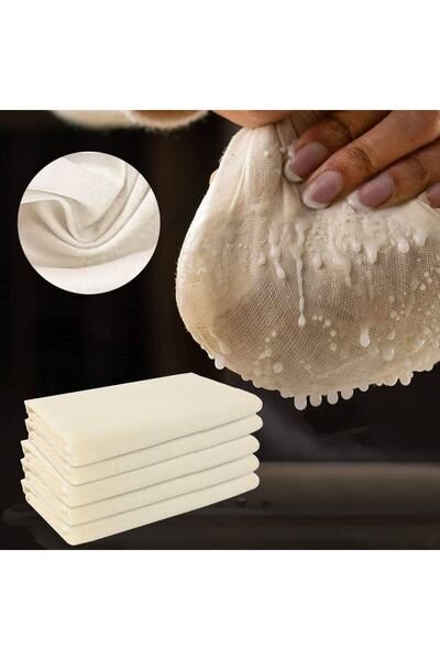 GÜLİSTANHAC Tülbent Bezi (3 Adet)…Peynir-Yoğurt Süzme Bezi…100 Cm X 100 Cm Eb...