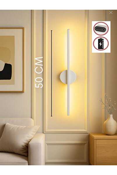 ST LİGHTİNG Kablosuz Salon Koridor Tablo Duvar Resim Televizyon Kenarı Aplik ...