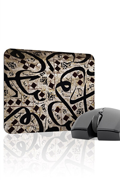 mousepad bastir Calligraphy Non-Slip Stitched Rubber Gaming Mousepad V4 - 22X...