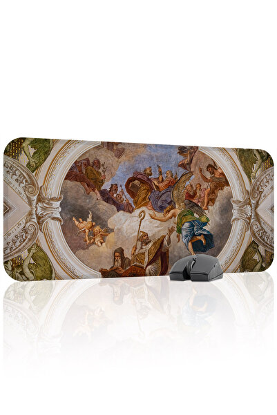 mousepad bastir لوحة ماوس ألعاب مطاطية مخيطة من شركة ميديول إيدج آرت مانع للا...