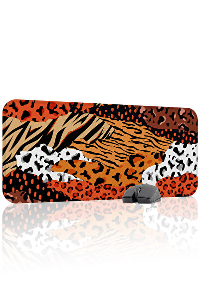 mousepad bastir Mousepad pentru jocuri Leopard antialunecare din cauciuc cusu...