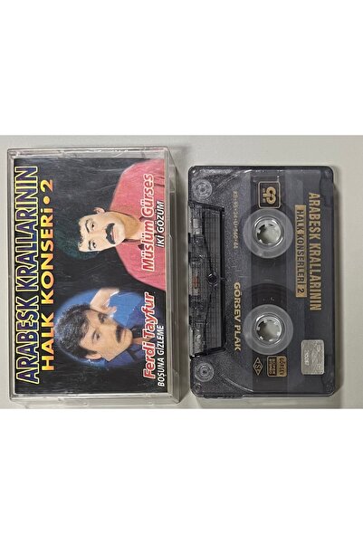 görsev plak حفلات شعبية لأباطرة الأرابيسك -2 كاسيت فريدي تايفور مسلم جوريس