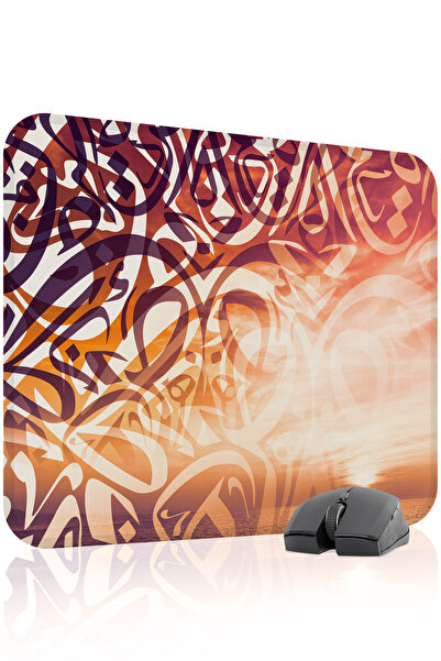 mousepad bastir Mousepad pentru gaming din cauciuc cusut Calligraphy antialun...