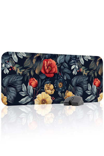 mousepad bastir Mousepad pentru jocuri din cauciuc cu modele florale antialun...