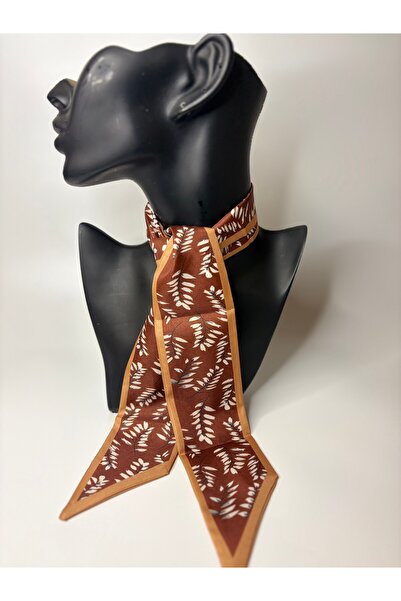 BHR AKSESUAR Patterned Thin Scarf, Ribbon (6X85 cm)