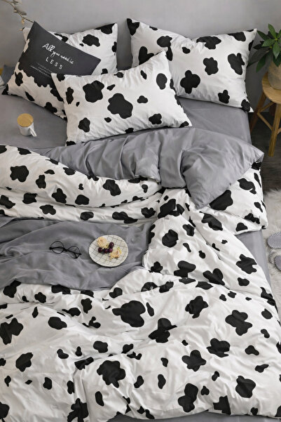 İQON Fitted Sheet Lı Duvet Cover Set Double Dlmyçl6543