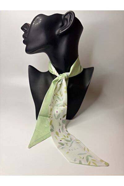 BHR AKSESUAR Patterned Thin Scarf, Ribbon (6X85 cm)