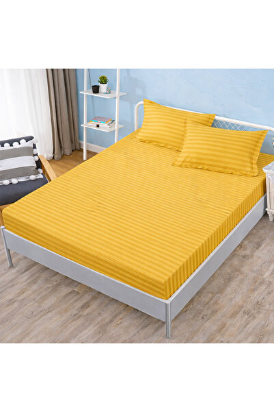 Patul Bed cover with Stretchy 180x200 + 2 pillowcases 50x70, Damask