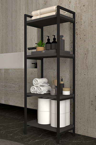 AJU Raft de bucătărie cu 4 niveluri Dulap de baie Dulap multifuncțional Organ...