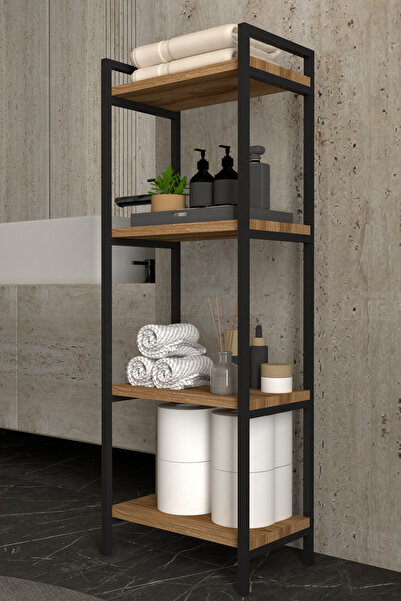 AJU Raft de bucătărie cu 4 niveluri Dulap de baie Dulap multifuncțional Organ...