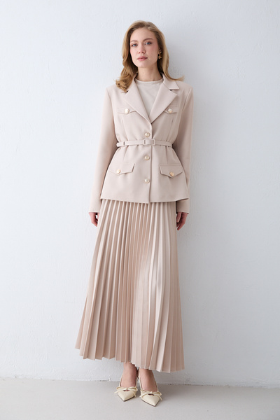 Melike Tatar Pilise Skirt Jacket Set 32-2735