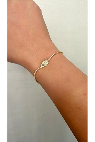 Store سوار ديفا تشارم مرصّع بالأحجار الأنيق بتصميم يد فاطمة