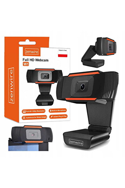 zenwire Camera web Zenwire®, Full HD 1080p, autofocus, microfon integrat cu r...