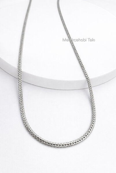 XUPING JEWELRY Xuping Shiny Silver Color Fish Back Chain Necklace – Melekceho...