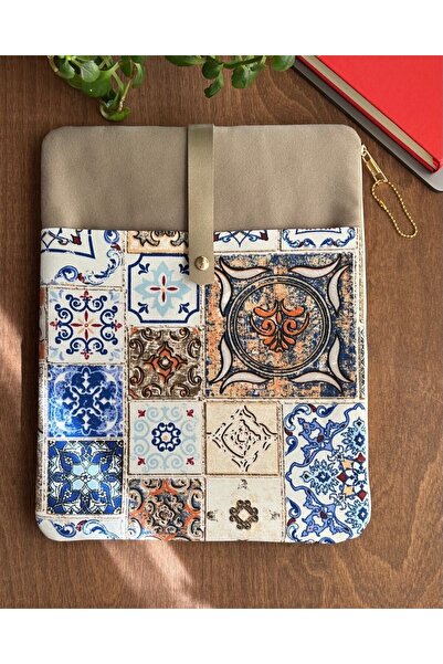 shaması Özel Tasarım El Yapımı Süngerli Laptop & Kitap Çantası