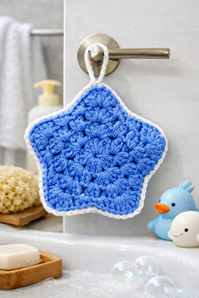 DH NATURAL فوطة أطفال ناعمة من الليف موديل ستار، طبقتين، سميكة من الأمام والخ...