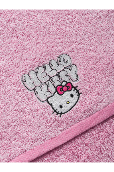 LC Waikiki Ροζ πετσέτα προσώπου Hello Kitty Με κέντημα Βαμβάκι τεμαχίων 50x80...