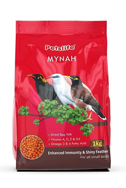 Petslife طعام مينا للطيور من بيتس لايف، 1 كجم