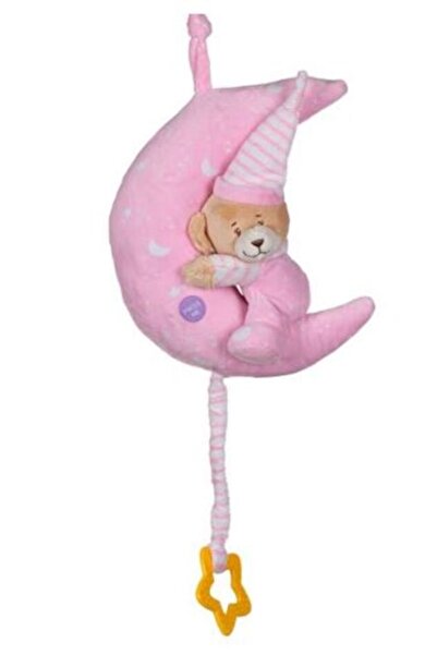 OEM Musical Carousel for Baby Crib Pink Teddy Bear with Light 24cm