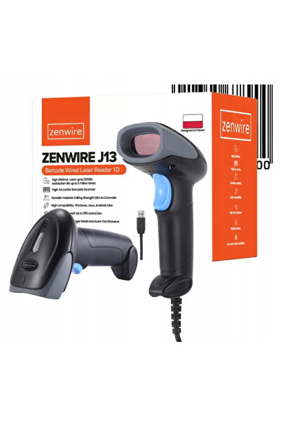 zenwire Cititor & Scanner Laser Coduri de Bare Zenwire® J13, 3 mil, 1D EAN/GT...
