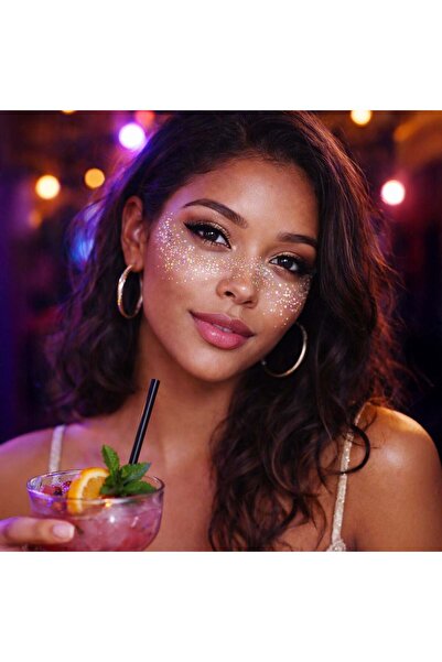 OEM Iridescent Silver Freckles Tattoo Stickers