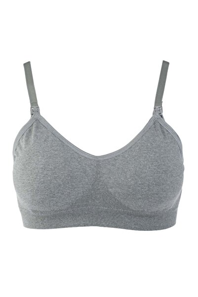 OEM Gray Seamless Maternity & Nursing Bra XLarge