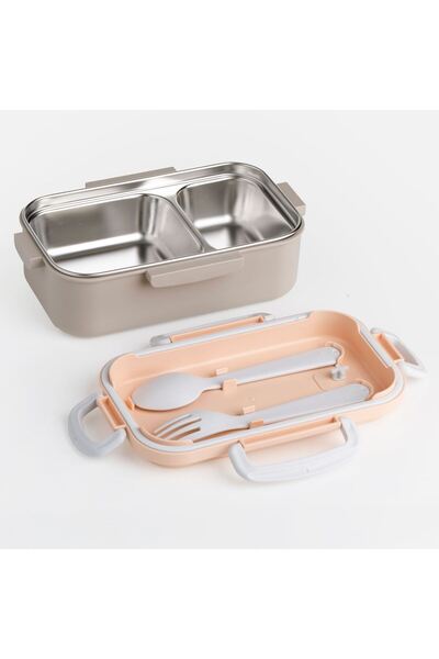 OEM Stainless Steel Thermal Casserole with Fork & Spoon