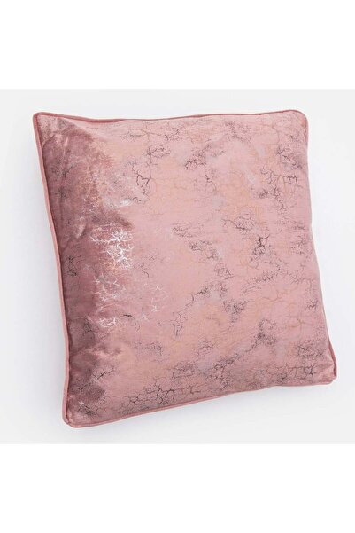 OEM Pink Velvet Pillow with Gold and Silver Foil 45x45cm
