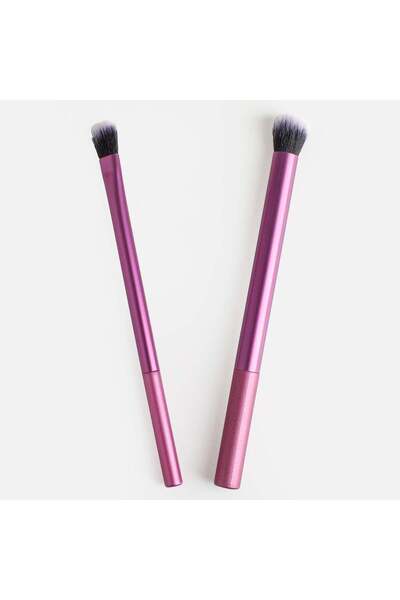 OEM Purple Makeup Brushes 14.5cm - 2pcs