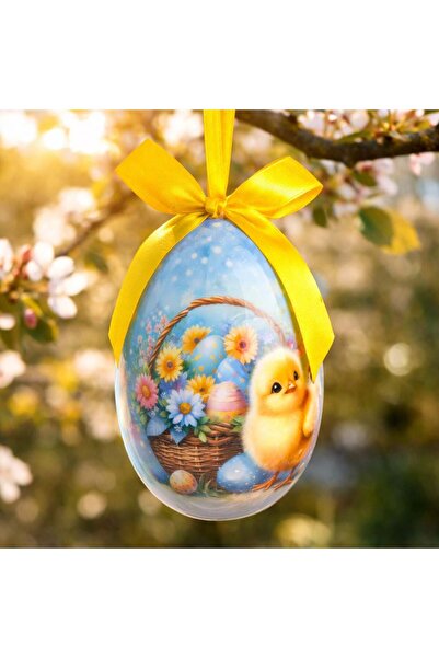 OEM Chicken Egg Decoration 12cm