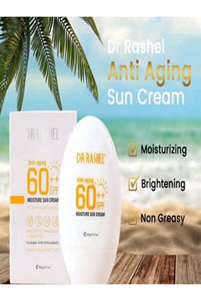 DR.RASHEL SPF 60+ Güneş KOruyucuYaşlanma Karşıtı, Beyazlatıcı, Nemlendirici Y...