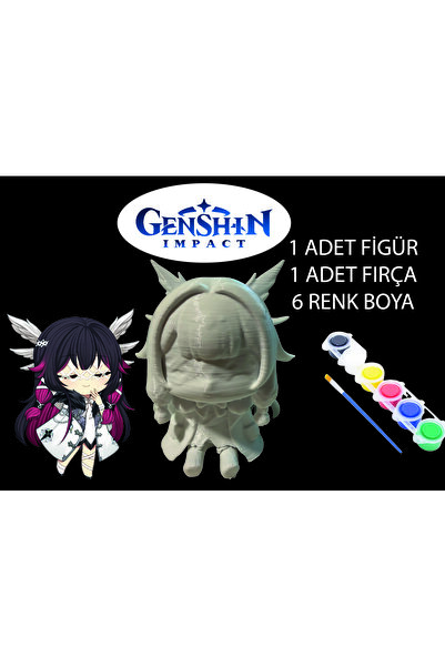 nihonwosekai Genshin Anime Figür Boyama Seti Columbina