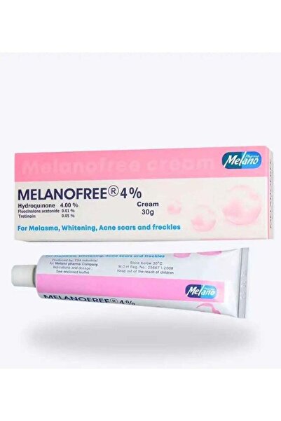 MELANO كريم ميلانوفري لتفتيح وتقشير البشرة مع الهيدروكينون وفيتامين أ 30 غرام