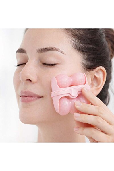 OEM Διπλό κύλινδρος μασάζ προσώπου με πάγο 8x3.5x10cm