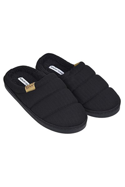 OEM Papuci de Iarna Negri cu Vinieta Maro Memory Foam pentru Barbati 43-44