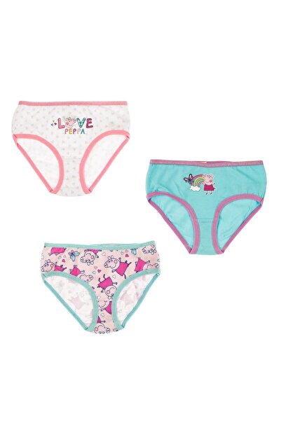 OEM Set of Colorful Panties with Printed for Children - 3 Pairs 4-6 Years