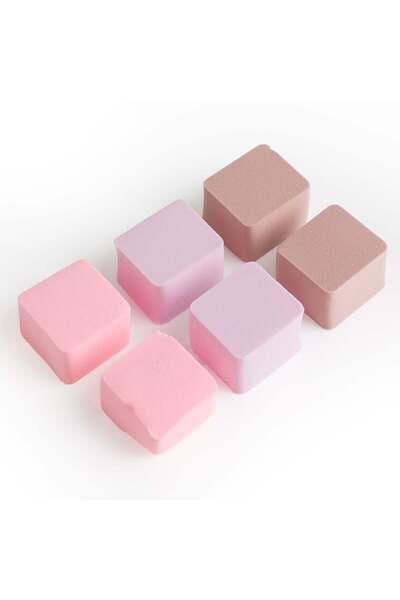 OEM Colored Makeup Sponges - 6 pcs