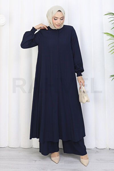 Moda Hayme %85 Pamuklu İkili Takım - Tunik ve Pantolon Birarada