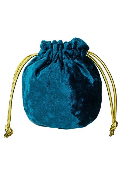 OEM Emerald Green Christmas Velvet Bag 10x15cm