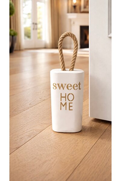 mythos Sweet Home Luxury Door Stopper Decorative with Wicker Handle 2.5 kg