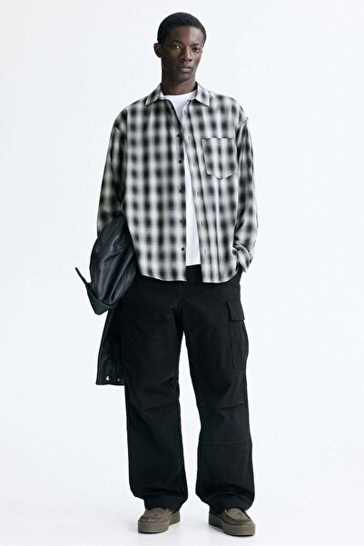 H&M قميص قصة مريحة