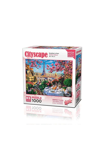 Ks Puzzle 20792 بازل 1000 قطعة: وجبة الإفطار في باريس