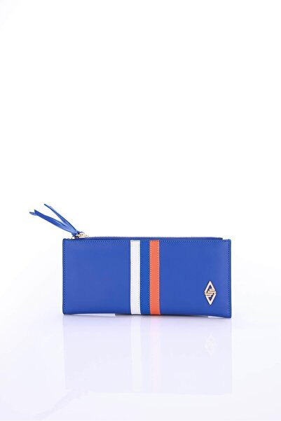 Aron Atelier Barbara Saks Blue Women's Wallet