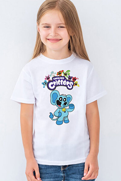 Morinna Tricou unisex pentru copii cu imprimeu Smiling Critters MR-02